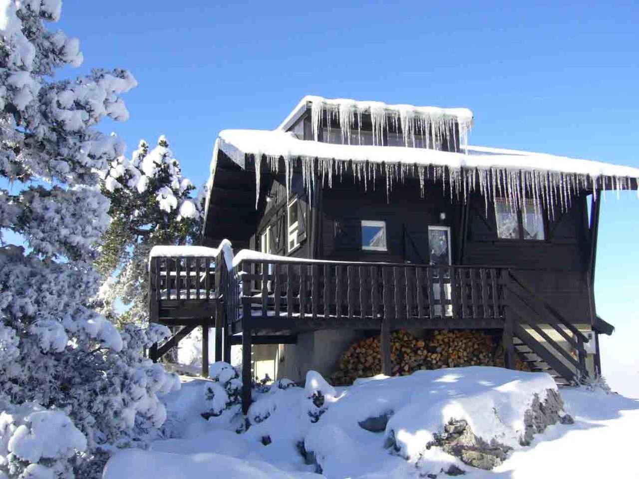 Chalet Des Myrtilles - Chalet Cosy Avec Vue Arette Extérieur photo