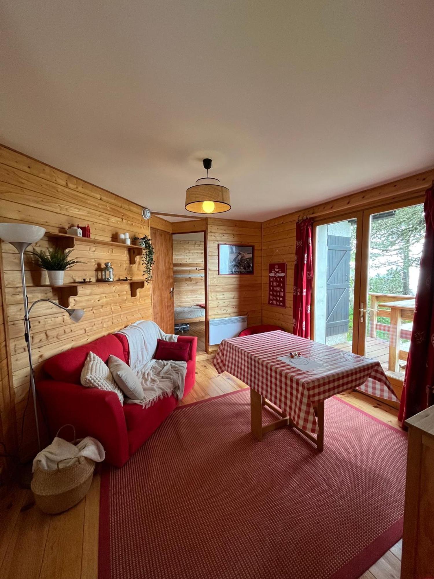 Chalet Des Myrtilles - Chalet Cosy Avec Vue Arette Extérieur photo